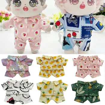 10 цветов, мини-одежда с хлопковой подкладкой, игрушки, аксессуары, кукольный подшерсток, одежда для куклы 20 см, одежда для сна, кукольная рубашка Изображение