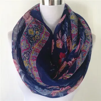 10 шт./лот, модный шарф с цветочным принтом 