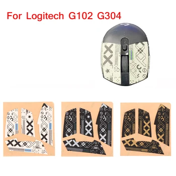 1шт мышь скейт сцепление ленты DIY стикер нескользящие сосать пот для Logitech G102 G304 мыши самоуправления клей дизайн наклейки от пота Изображение