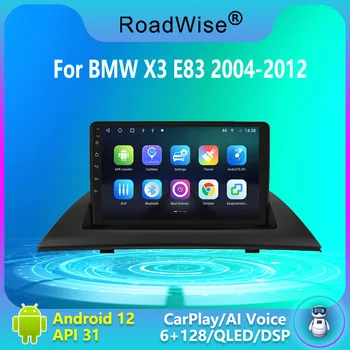 2 din Android Автомобильный Радиоприемник мультимедиа Carplay для BMW X3 E83 2004 - 2006 2007 2008 2009 2010 2011 2012 4G Wifi GPS DVD BT авторадио Изображение