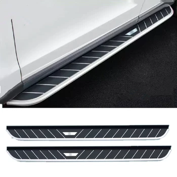 2 шт. Подходит для Range Rover Evoque 2020 2021 2022 Алюминиевая Фиксированная Подножка Боковая Подножка Педаль Боковая Трубка Платформа Nerf Bar Изображение