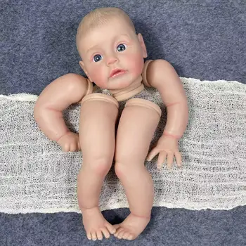 24-Дюймовый Окрашенный Комплект Куклы Реборн SueSue 3D Окрашенная Кожа С Видимыми Венами С Тканевым Корпусом В Разобранном Виде DIY Части Куклы Игрушка Изображение