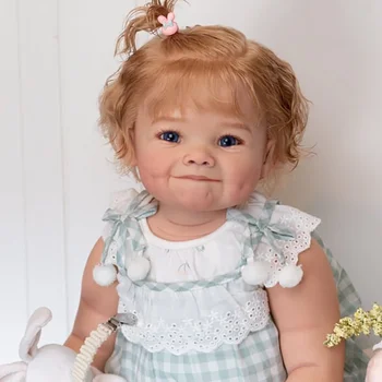 28 Дюймов Комплект куклы Reborn для малышей Raya Неокрашенные незаконченные части Куклы DIY Пустой комплект куклы Изображение