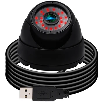 720P OV9712 H.264 мини-купольная веб-камера ir LED дневного ночного видения, водонепроницаемые камеры видеонаблюдения для дома, офисов, магазина Изображение