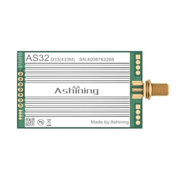 AS32-D33 433 МГц LoRa 15 км, Сверхширокий модуль Приемопередатчика SX1278, Приемник-передатчик Изображение