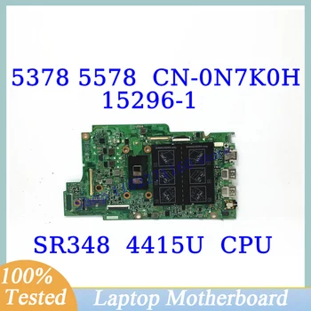 CN-0N7K0H 0N7K0H N7K0H Для DELL 5378 5578 С SR348 4415U процессорной платой 15296-1 Материнская плата ноутбука 100% Полностью Протестирована, работает хорошо Изображение