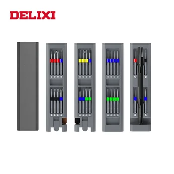 DELIXI 30 В 1 Набор Отверток Прецизионная Магнитная Отвертка Биты Инструмент Для Ремонта мобильных Телефонов Для ПК 
