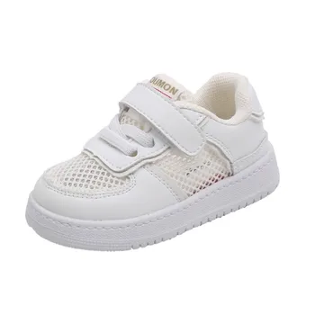 DIMI/Весенне-осенняя Новая Детская обувь для малышей, Сетчатые дышащие кроссовки для мальчиков, Мягкая нескользящая обувь для девочек-ходунков T2346 Изображение
