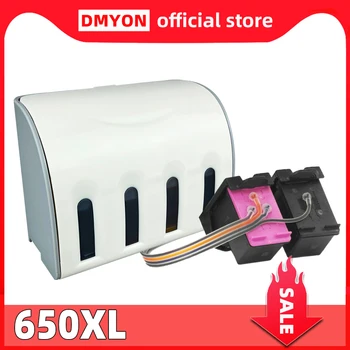 DMYON 650XL СНПЧ с Объемными чернилами, Совместимыми для Hp 650 XL для Принтера Deskjet 1015 1515 2515 2545 2645 3515 3545 4515 4645 Изображение