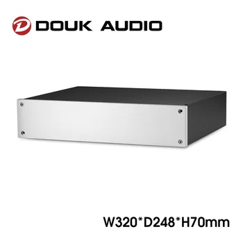 Douk Аудио предусилитель/ЦАП шасси Алюминиевый корпус DIY Case House (W320mm × D248mm × H70mm) Изображение