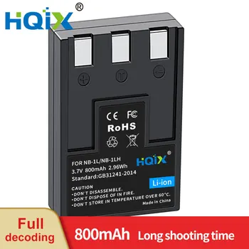 HQIX для Canon POWERSHOT 100 S230 S300 200A S330 S400 S410 S500 IXUS 300A 500 камера NB-1L 1LH Зарядное устройство Батарея Изображение