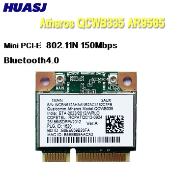 Huasj Atheros AR9565 QCWB335 150 Мбит/с + беспроводная карта BT4.0 Mini pci-express WLAN WIFI Изображение
