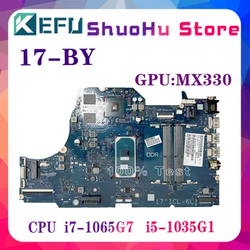 KEFU 6050A3168901 L87453-001 L87453-601 Материнская плата для ноутбука HP 17T-BY 17-BY 17G-CR Материнская плата с i5-1035G1 i7-1065G7 MX330-2G Изображение