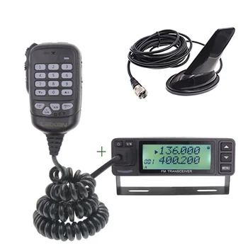 LEIXEN UV-998 Mini 25 Вт двухдиапазонный VHF UHF 144/430 МГц мобильный радиолюбительский автомобильный радиоприемник с антенной Изображение