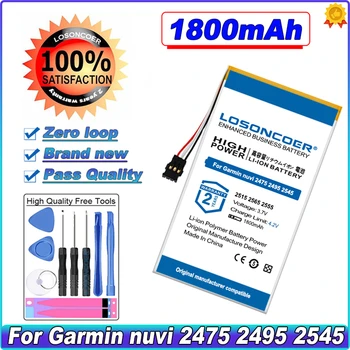 LOSONCOER 1800 мАч Аккумулятор для Garmin nuvi 2475 2495 2545 2515 2565 2555 2595 GPS аккумуляторы Изображение
