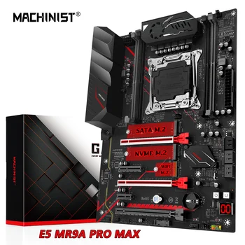 MACHINIST MR9A PRO MAX X99 Поддержка материнской платы LGA 2011-3 Intel Xeon E5 V3 & V4 CPU Процессор DDR4 оперативная память SSD M.2 четырехканальный Изображение