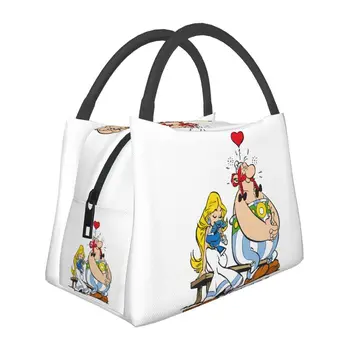 Obelix Love Изолированная сумка для ланча для Работы, Офиса, приключенческого комикса, Астерикса, Сменный термохолодильник, коробка для Бенто для женщин Изображение