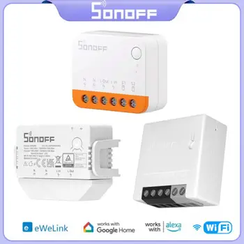 SONOFF R4/ R3/R2 МИНИ-переключатель Wi-Fi, Мини-Экстремальный Модуль Умного Дома, Голосовое Дистанционное Управление Через приложение Ewelink Alexa Google Home Изображение