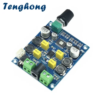 Tenghong TPA3116 Модуль Усилителя звука 50 Вт * 2 Двухканальный Цифровой Усилитель мощности Плата DC12-24V Amplificador DIY Изображение