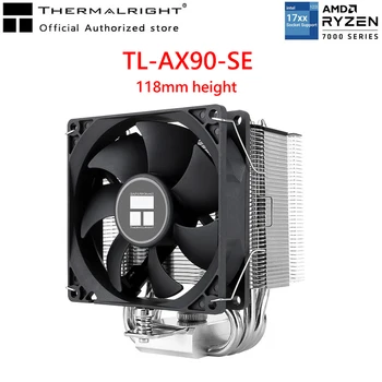 Thermalright TL-AX90 SE 4 Тепловых трубки CPU Air Cooler Радиатор высотой 118 мм 4-Контактный Вентилятор охлаждения PWM Для LGA115X 1200 1700 AMD AM4 AM5 Изображение