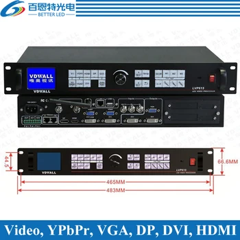 VDWALL LVP615 Поддерживает видеопроцессор с высококачественным светодиодным дисплеем 1920*1080 пикселей Изображение
