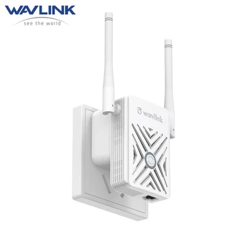 Wavlink N300 Беспроводная точка доступа/ретранслятор С 2 регулируемыми антеннами 2,4 ГГц Удлинитель Ретранслятор Усилитель Маршрутизатор Оборудование домашней сети Изображение
