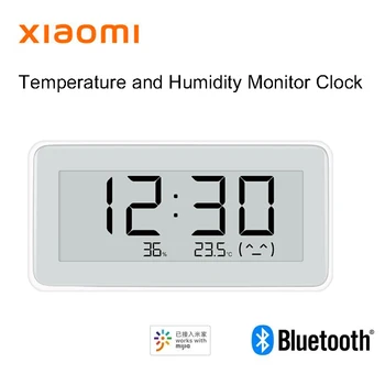 Xiaomi Mijia Электронный Термогигрометр Pro, часы для контроля температуры и влажности, гигрометр для помещений и улицы, термометр Изображение