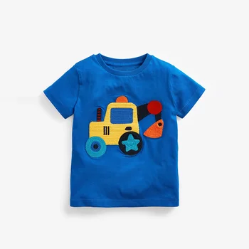 Zeebread, Новое Поступление, Футболки для мальчиков, Хлопковая одежда для малышей, Летняя Одежда с вышивкой 