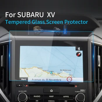 Автомобильные наклейки, защитная пленка для экрана SUBARU XV 2023, дисплей Навигатора, Защитная пленка из закаленного стекла, Автомобильные аксессуары для транспортных средств Изображение