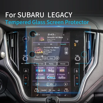 Автомобильные наклейки, защитная пленка для экрана Carplay Subaru LEGACY 2023, Защитная пленка из закаленного стекла, автомобильные аксессуары для навигации Изображение