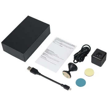 Беспроводная мини-камера Q18S Cam 2K HD Автоматическая индукционная черная Wifi-IP-камера ночного видения для подключения к телефону Изображение