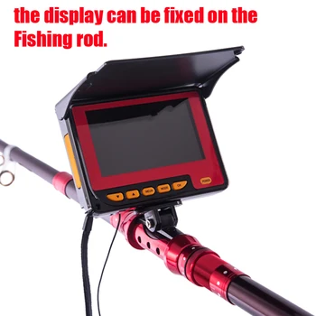 видеокамера для подводной рыбалки с кабелем 20 м HD 1000TVL с цифровым монитором 4,3 
