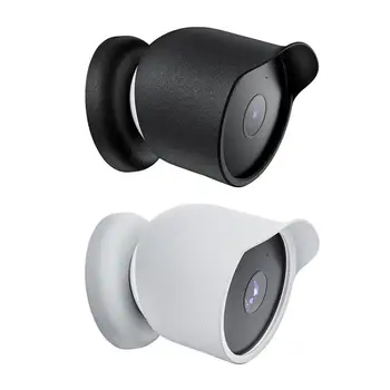 Водонепроницаемый силиконовый чехол для Google Nest Cam на открытом воздухе или в помещении (аккумулятор), камера безопасности, защитный чехол, аксессуары Изображение