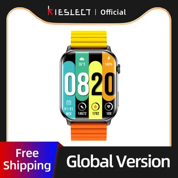 Глобальная версия Kieslect Smartwatch Ks 1,78 Дюймовый HD AMOLED Экран Bluetooth Вызов Водонепроницаемые Модные Спортивные Мужские Женские Смарт-Часы Изображение