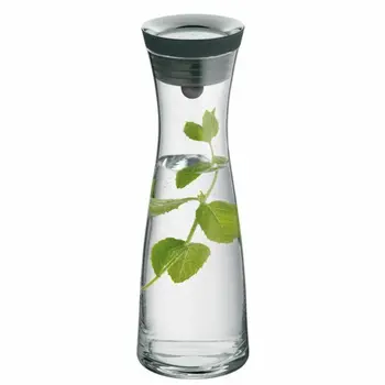 Графин для воды 1,8 л, бутылка из Боросиликатного стекла с высокой емкостью, Кувшин с откидной крышкой Изображение