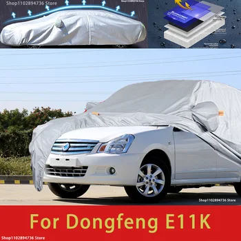 Для DongFeng e11k Наружная защита, полные автомобильные чехлы, Снежный покров, солнцезащитный козырек, Водонепроницаемые пылезащитные внешние автомобильные аксессуары Изображение