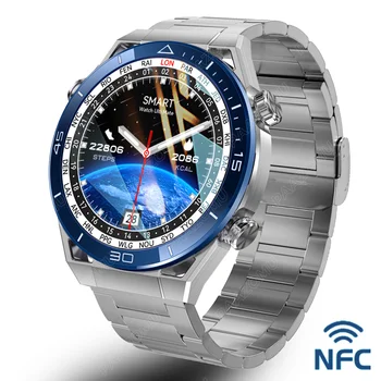 Для HUAWEI Smart Watch Ultra Mate NFC GPS Трекер 1,5 Дюймов 454 * 454 Экран Мужские Умные часы Компас Bluetooth Вызов Деловые часы Изображение