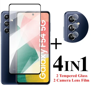 Для Samsung Galaxy F54 Защитная пленка для экрана 6,7 дюймов, защитное стекло для Samsung F54, закаленное стекло 5G Для Galaxy F54, пленка для объектива Изображение