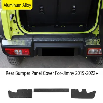 Для-Suzuki Jimny 2019-2022 + Защита панели заднего бампера Автомобиля Из алюминиевого Сплава, Аксессуары для защитной пластины Изображение