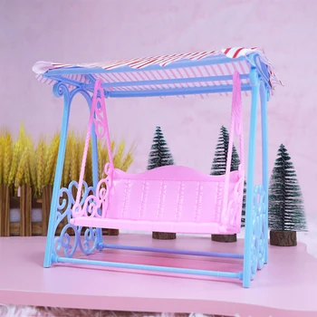 Игрушечная модель качелей, кресло-качалка, декор для кукольного дома, мебель, игрушка Изображение