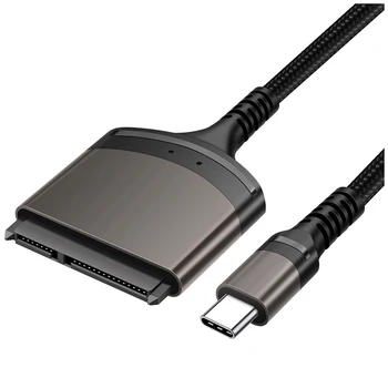 Кабель TYPE-C на SATA 3.0, адаптер Sata на USB C, Кабель SATA, Жесткий диск 22 Pin Sata III Для ПК Изображение