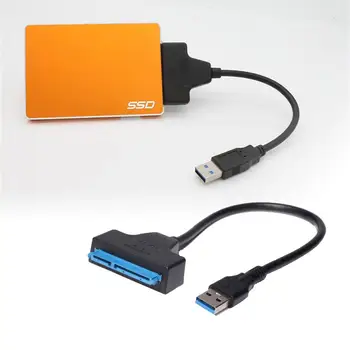 Кабель USB 3.0-SATA USB Easy Drive Кабель USB3.0 SATA Кабель для передачи данных Аппаратный разъем для ПК Кабель для жесткого диска Адаптер для SSD-диска Изображение