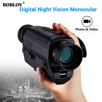 Камера ночного видения, Портативный Монокуляр, инфракрасный цифровой прицел, Телескоп, камера безопасности для охоты на открытом воздухе, Видеорегистратор Изображение