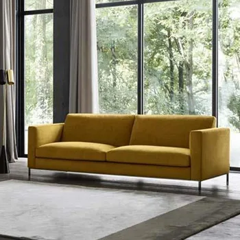Кресло с откидной спинкой, Необычный диван, Деревянный Прямой Модульный диван-кресло, Дешевый Ленивый Диван, Мебель для гостиной Soggiorno Изображение
