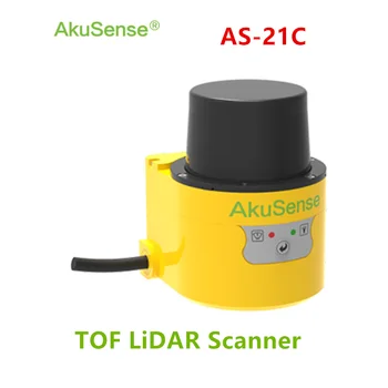 Лазерный дальномер AkuSense 20M Lidar с разрешением 300 Градусов Сканирования, Лазерный лидар с разрешением 0,5/0,25 для AGV и Сервисного робота Изображение