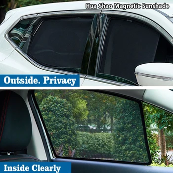 Магнитный автомобильный солнцезащитный козырек, шторка на лобовое стекло, солнцезащитный козырек, Автоаксессуары для Citroen C-Quatre 2006 - 2011 2010 Изображение