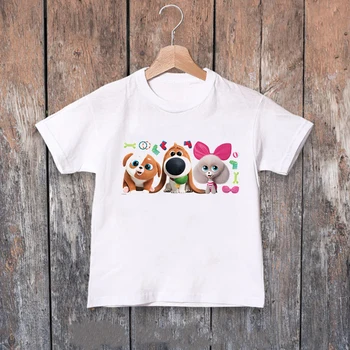 Милая детская футболка с забавным домашним животным 
