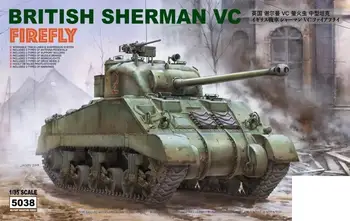Модель ржаного поля RFM RM-5038 1/35 British Sherman VC Firefly с Рабочими звеньями гусеницы - Комплект масштабной модели Изображение