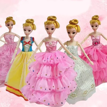 Модный Комплект Одежды для 30-сантиметровой куклы BJD 1/6 Кукольный костюм для Переодевания Девочек, Кукольная Одежда 12 Дюймов, Аксессуары для Куклы Bjd, Игрушка для девочек Изображение