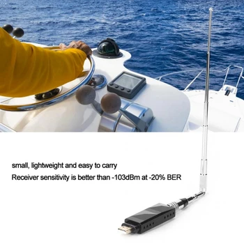 Морской Шлюпочный АИС-приемник с USB-выходом AR-10 Морской шлюпочный двухканальный ABS + металл Изображение